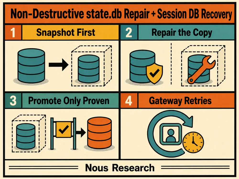 Illustration for Database Repair That Preserves the Original — PR #93353. Read the accompanying story for the contribution and source.