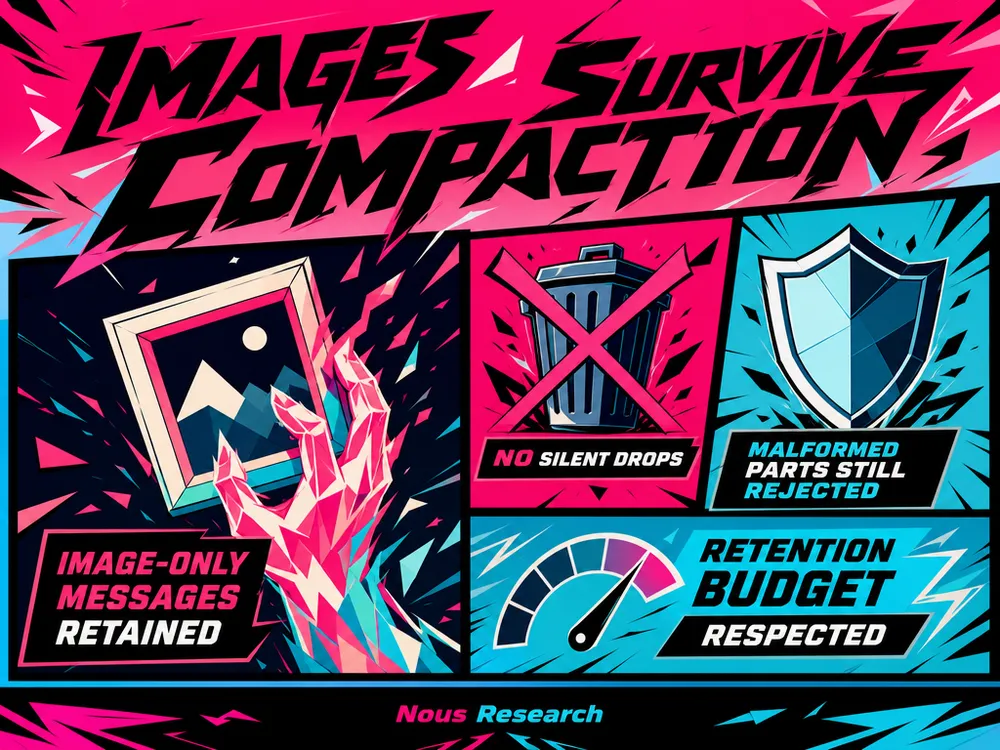 Illustration for Preserving Images Through Context Compaction — PR #98544. Read the accompanying story for the contribution and source.