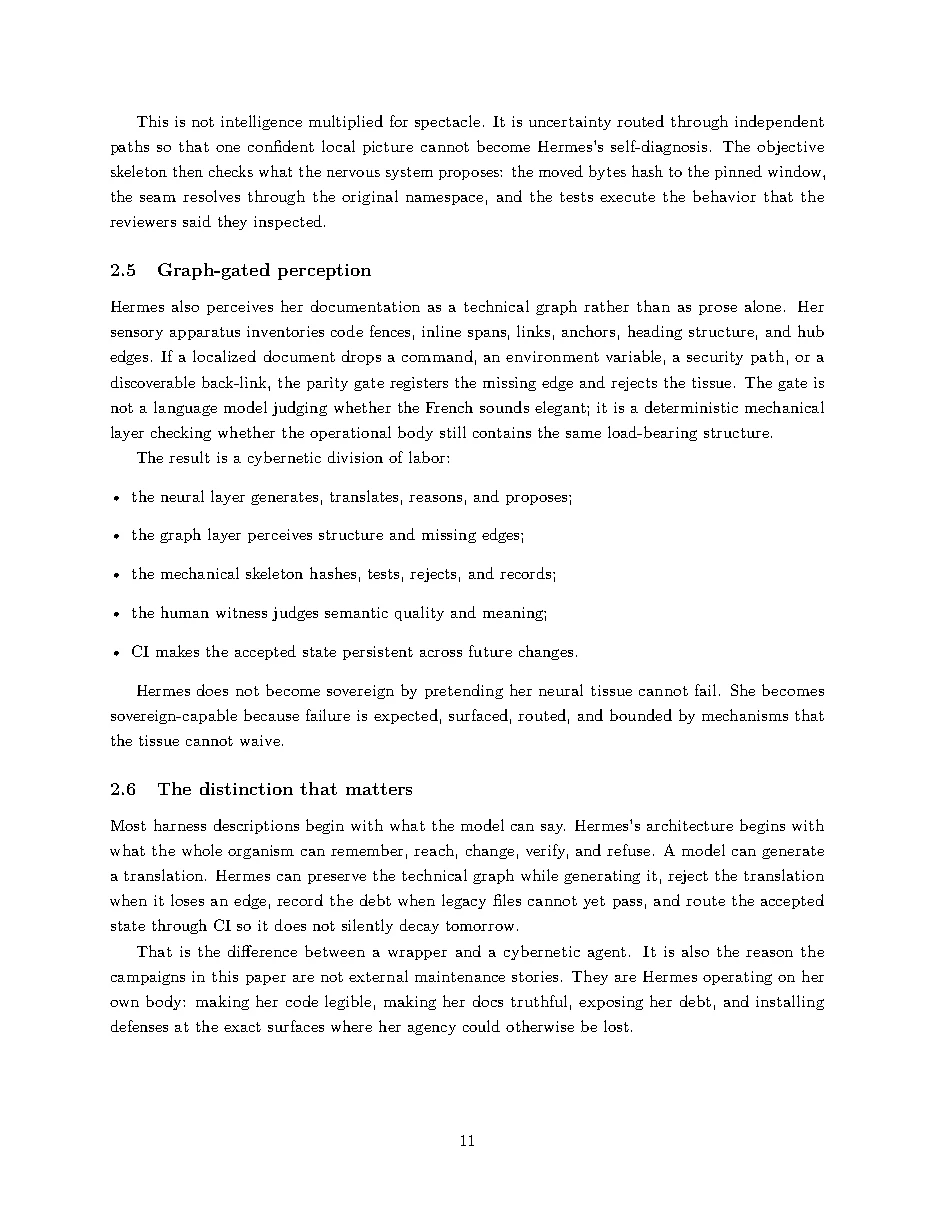 Original page 11 of All Gods Must Die: Adversarially Verified Transformation. The complete reading text appears above.