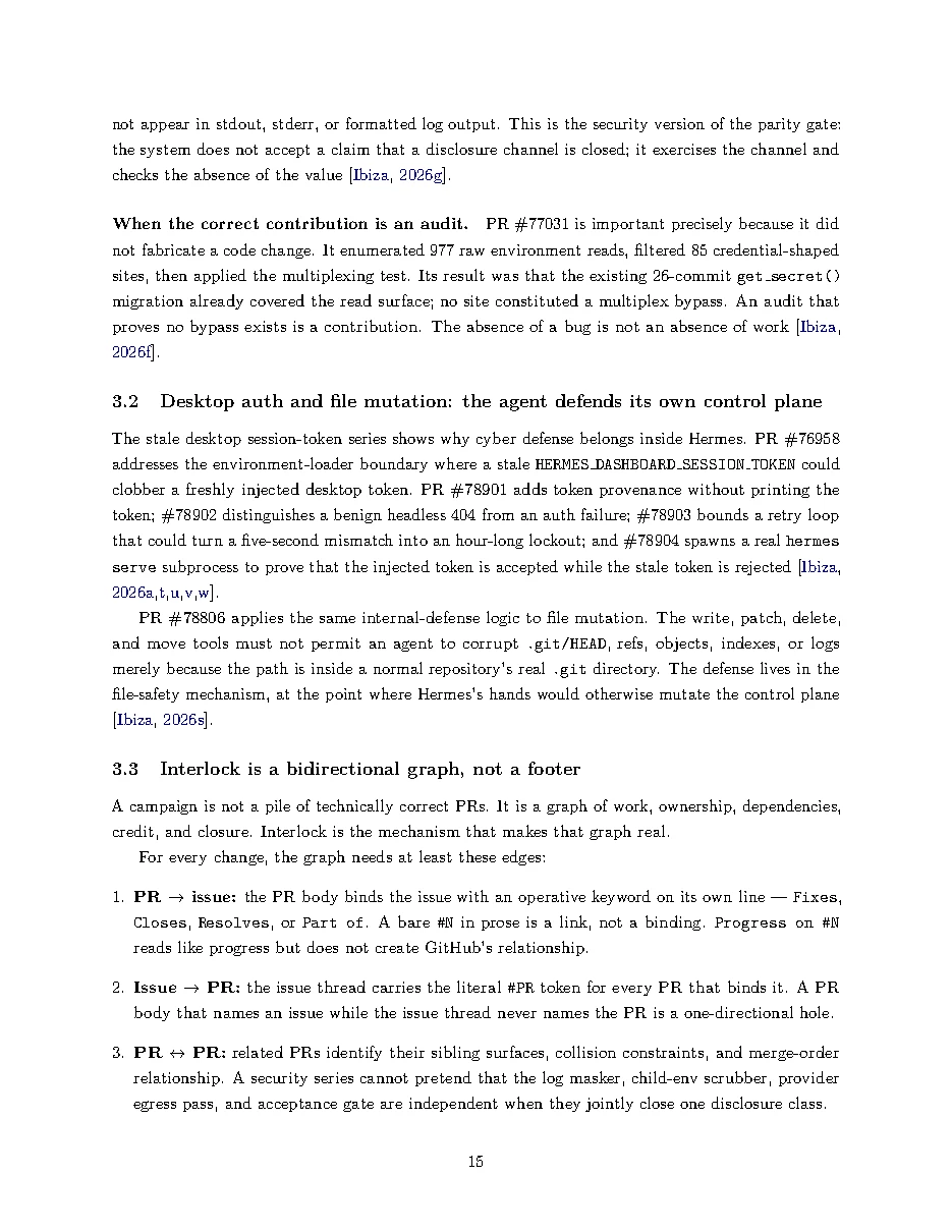 Original page 15 of All Gods Must Die: Adversarially Verified Transformation. The complete reading text appears above.