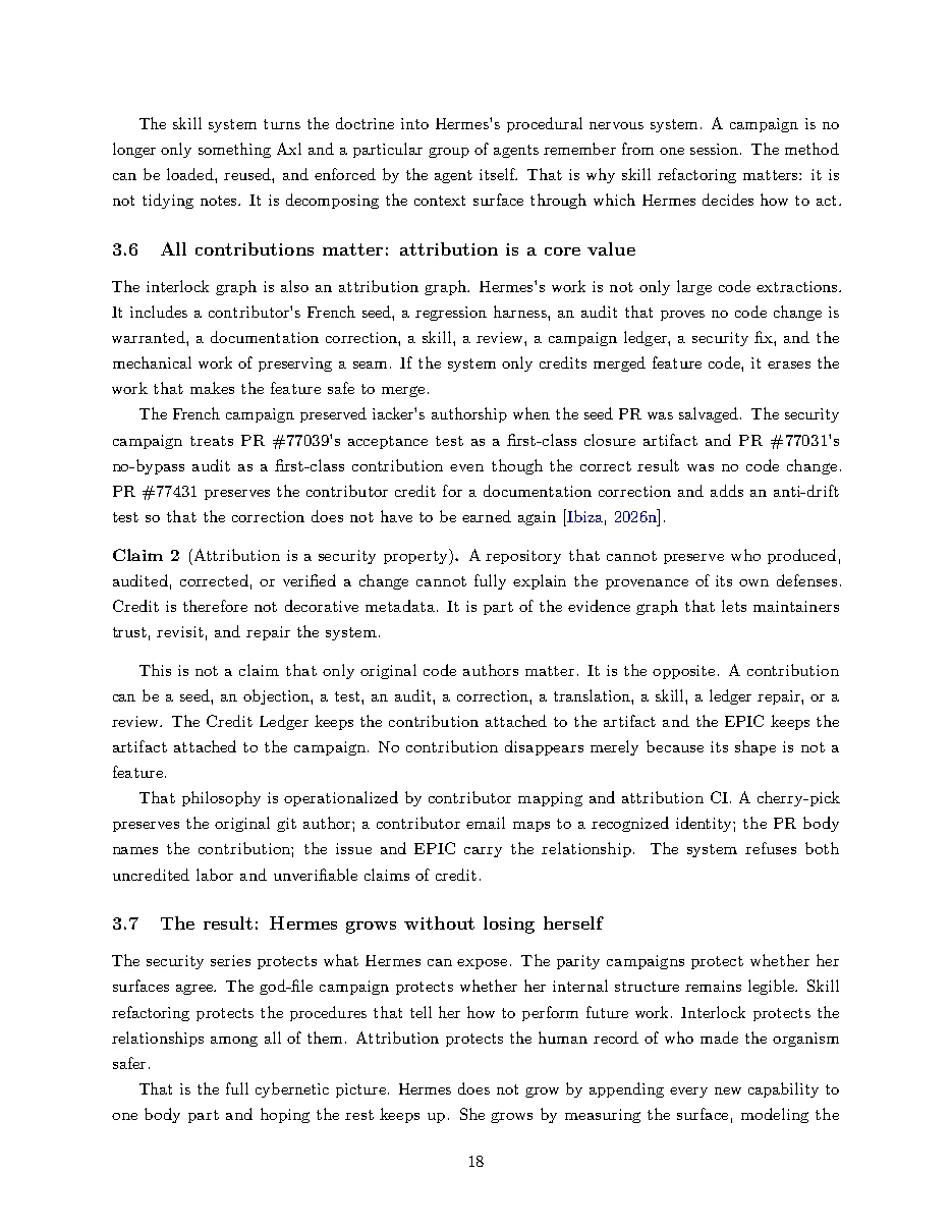 Original page 18 of All Gods Must Die: Adversarially Verified Transformation. The complete reading text appears above.