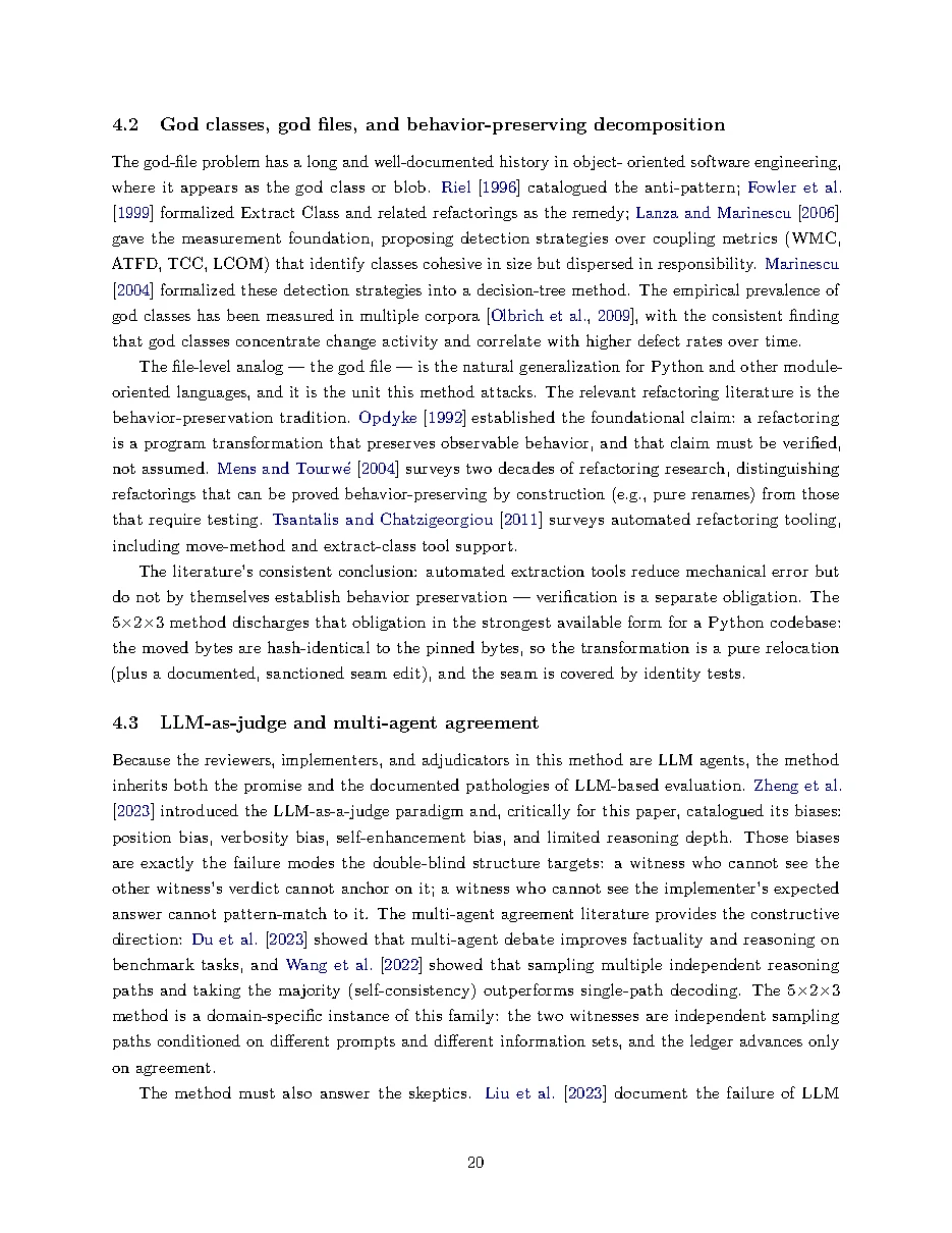 Original page 20 of All Gods Must Die: Adversarially Verified Transformation. The complete reading text appears above.