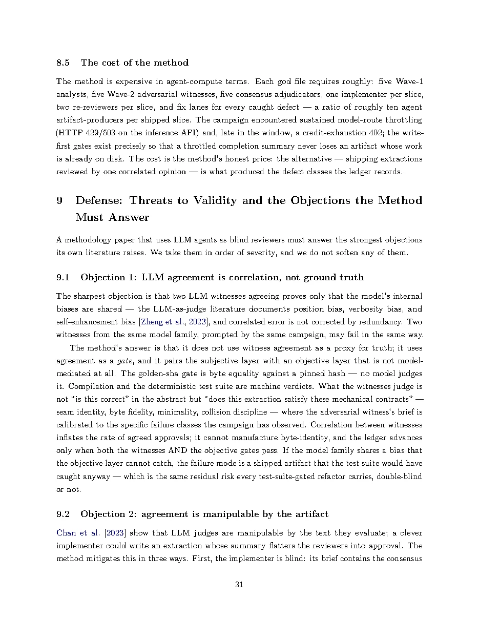Original page 31 of All Gods Must Die: Adversarially Verified Transformation. The complete reading text appears above.