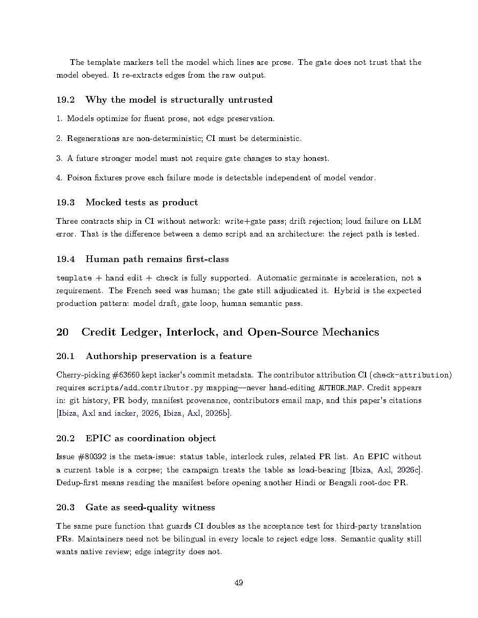 Original page 49 of All Gods Must Die: Adversarially Verified Transformation. The complete reading text appears above.