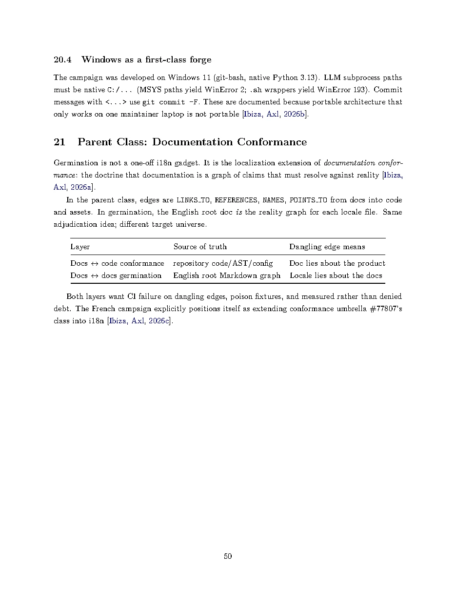Original page 50 of All Gods Must Die: Adversarially Verified Transformation. The complete reading text appears above.