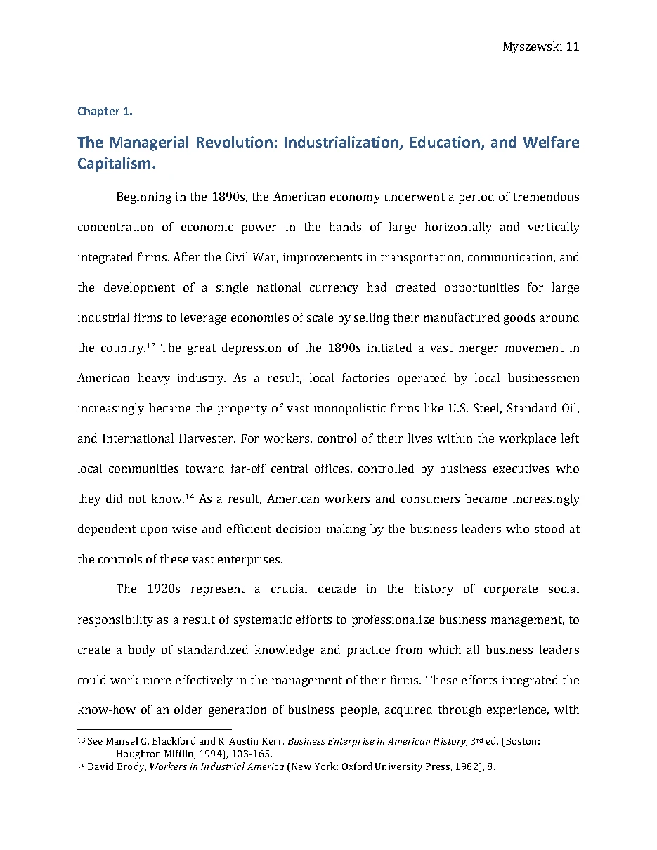 Original page 12 of Responsible Riches: The Intellectual Development of Corporate Social Responsibility, 1920–1960. The complete reading text appears above.