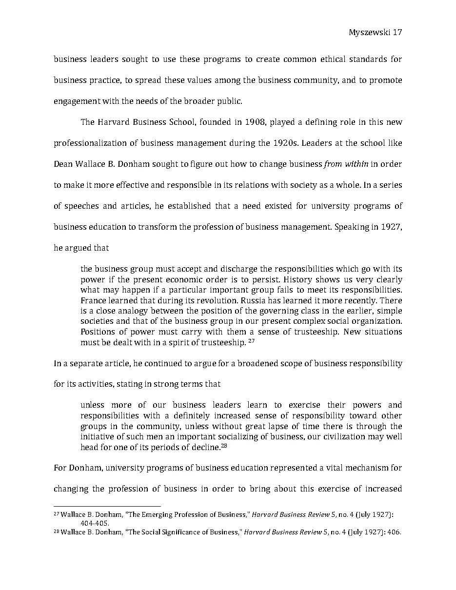 Original page 18 of Responsible Riches: The Intellectual Development of Corporate Social Responsibility, 1920–1960. The complete reading text appears above.