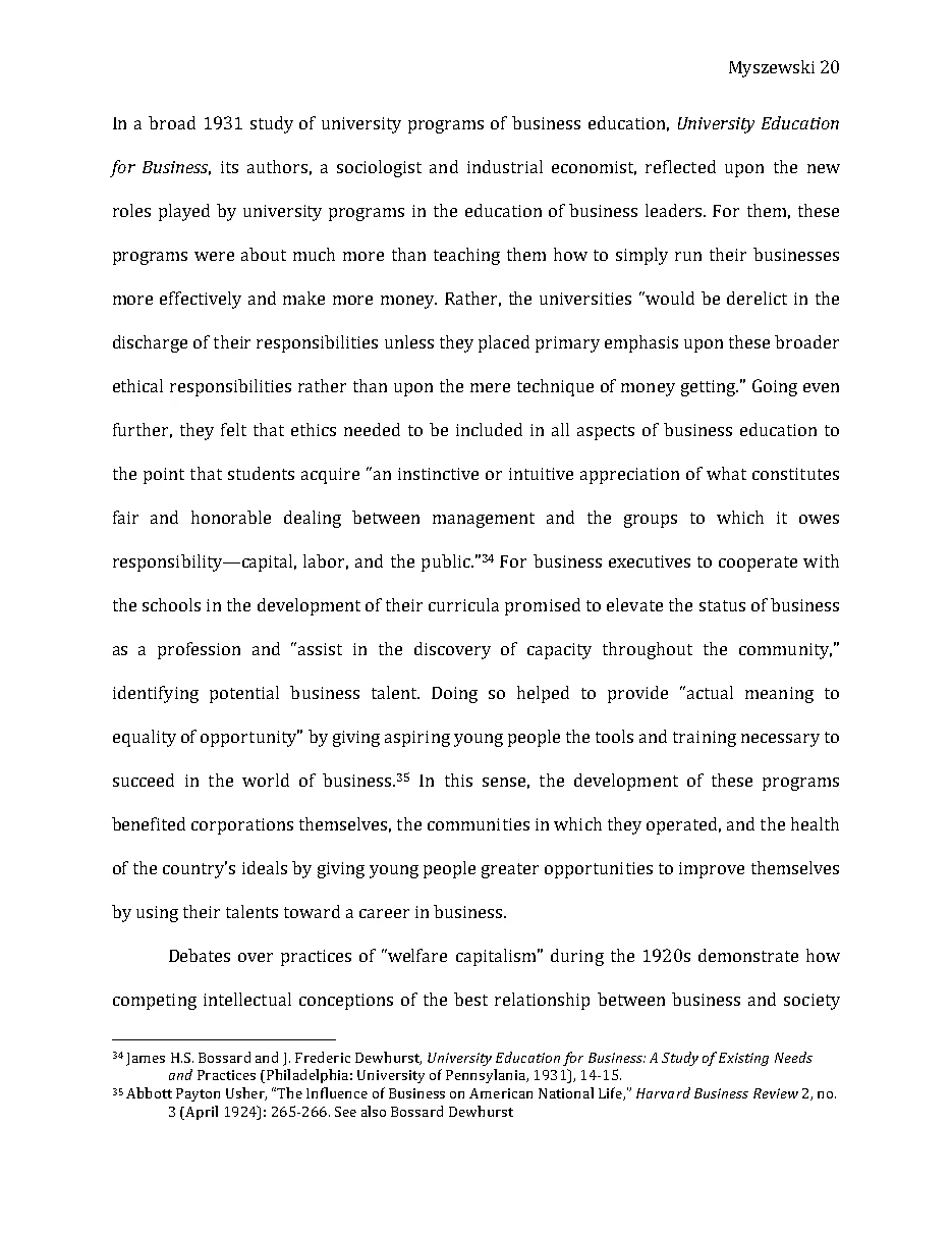 Original page 21 of Responsible Riches: The Intellectual Development of Corporate Social Responsibility, 1920–1960. The complete reading text appears above.
