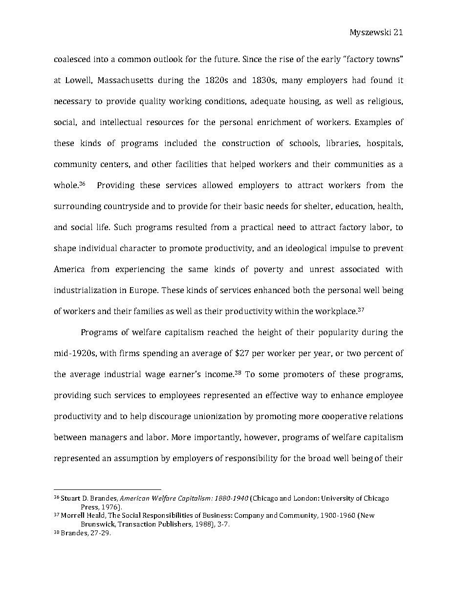 Original page 22 of Responsible Riches: The Intellectual Development of Corporate Social Responsibility, 1920–1960. The complete reading text appears above.