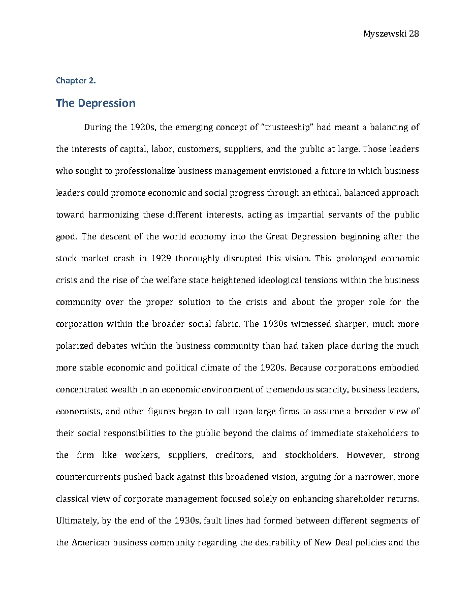 Original page 29 of Responsible Riches: The Intellectual Development of Corporate Social Responsibility, 1920–1960. The complete reading text appears above.