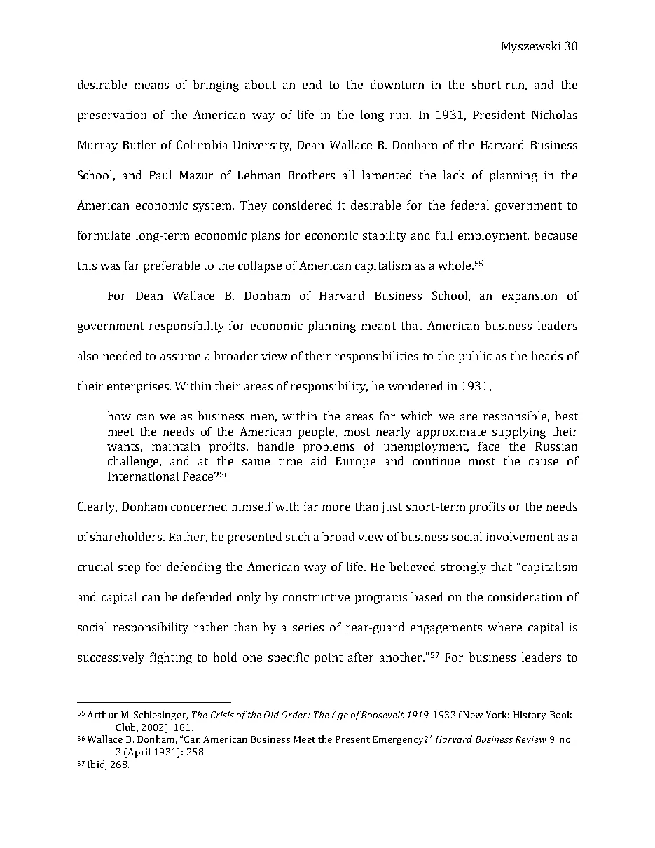 Original page 31 of Responsible Riches: The Intellectual Development of Corporate Social Responsibility, 1920–1960. The complete reading text appears above.