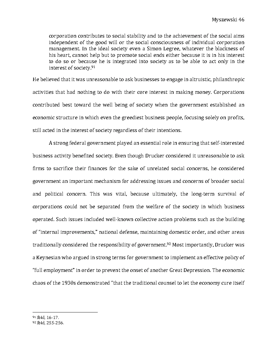 Original page 47 of Responsible Riches: The Intellectual Development of Corporate Social Responsibility, 1920–1960. The complete reading text appears above.