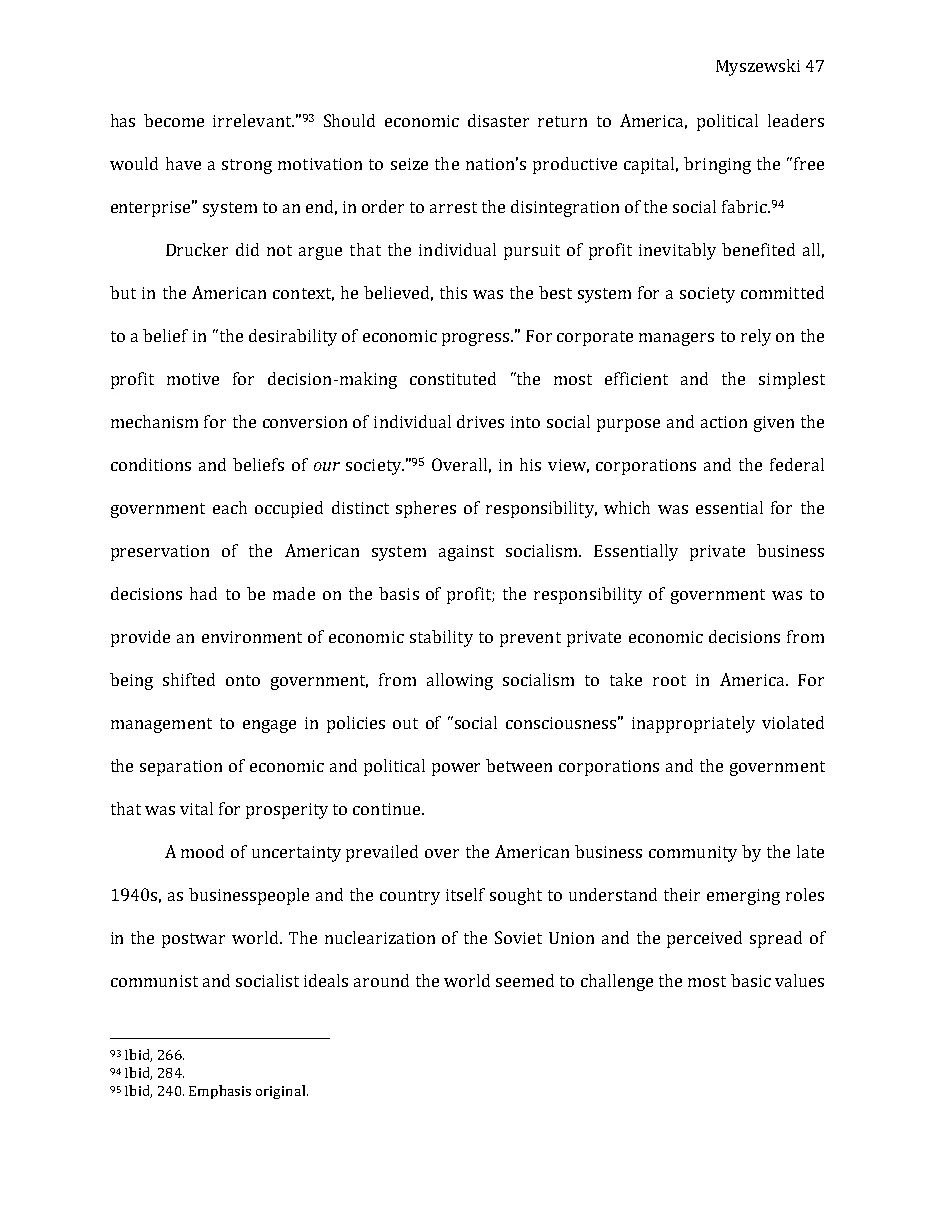 Original page 48 of Responsible Riches: The Intellectual Development of Corporate Social Responsibility, 1920–1960. The complete reading text appears above.
