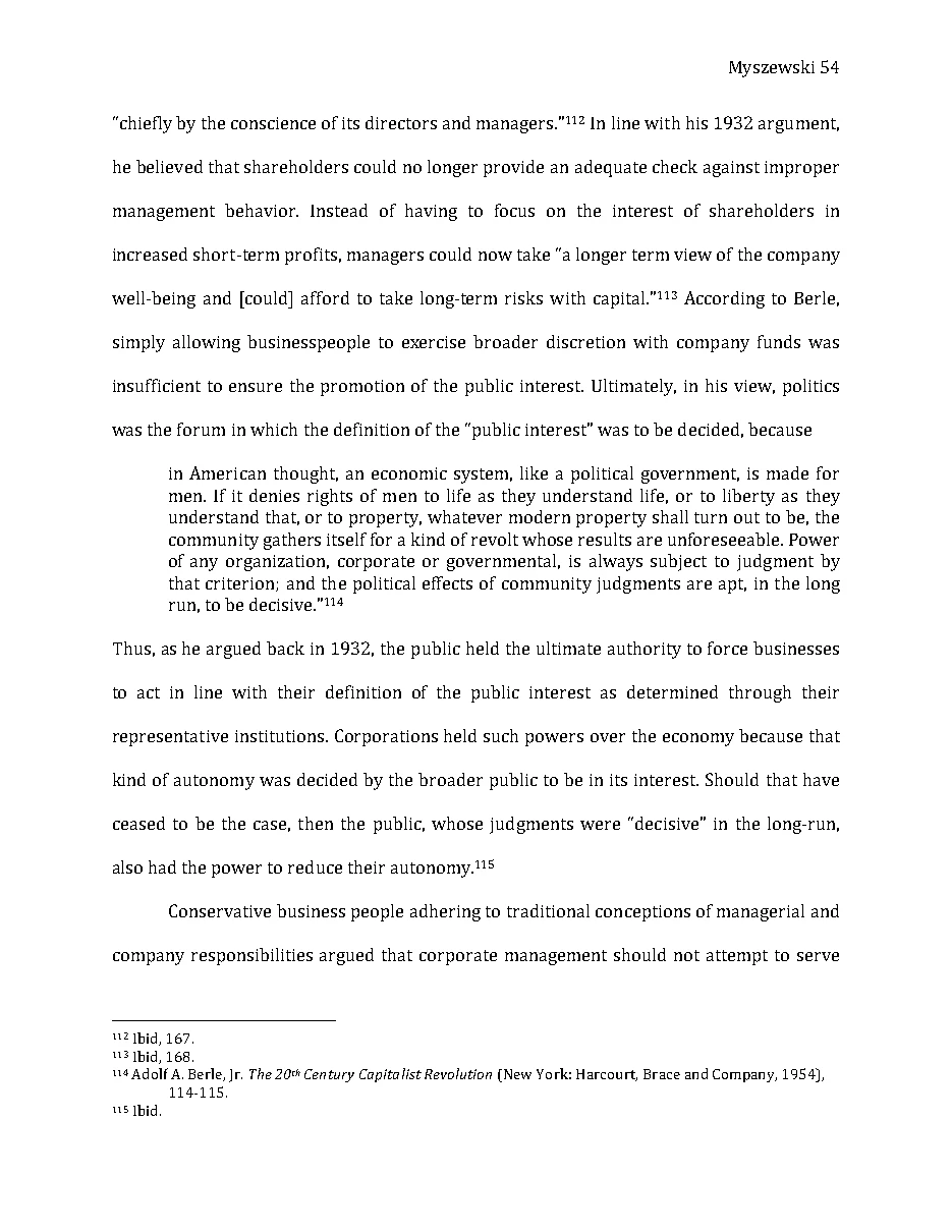 Original page 55 of Responsible Riches: The Intellectual Development of Corporate Social Responsibility, 1920–1960. The complete reading text appears above.