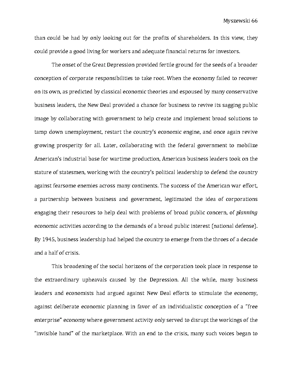Original page 67 of Responsible Riches: The Intellectual Development of Corporate Social Responsibility, 1920–1960. The complete reading text appears above.
